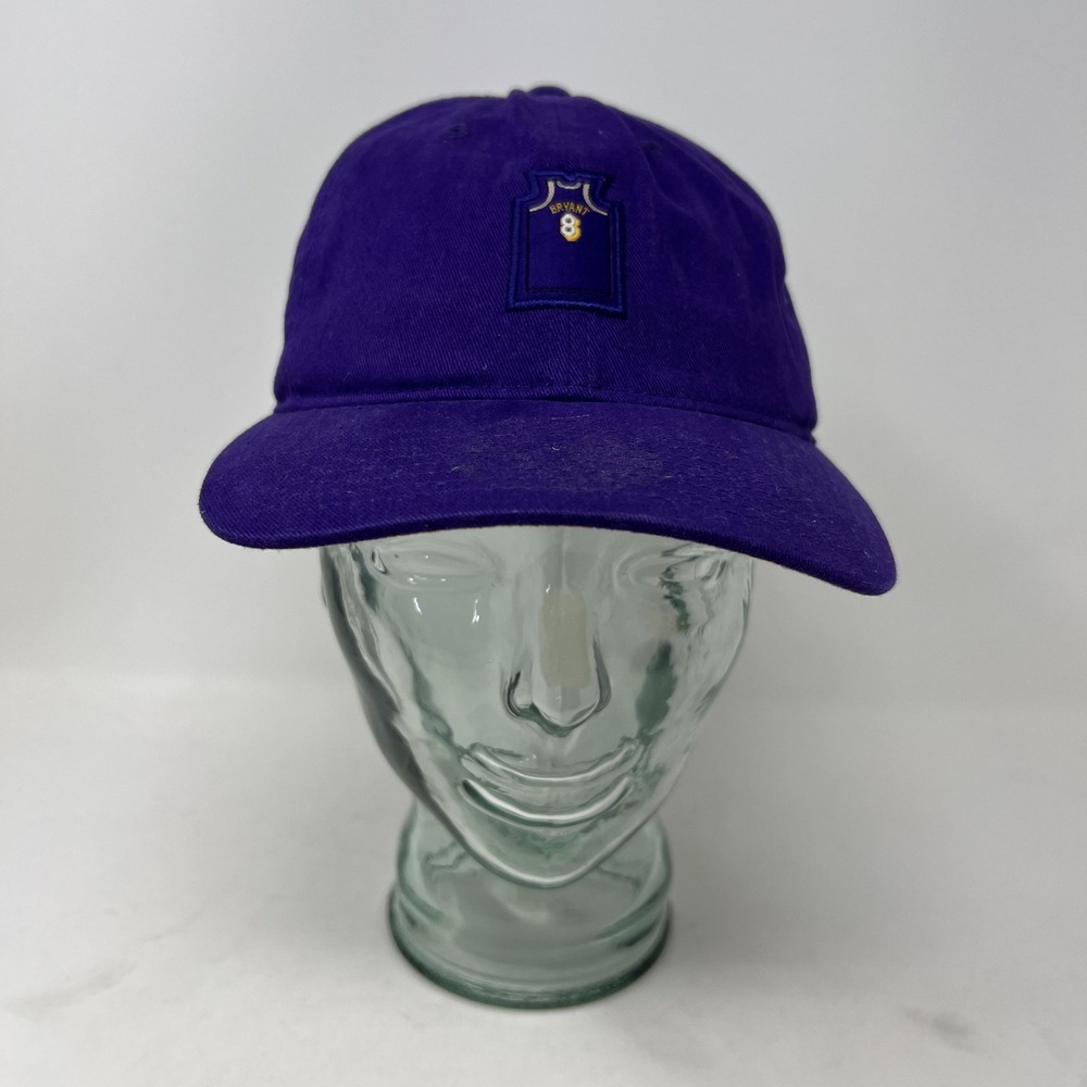 Mitchell & Ness Hardwood Classics Kobe Bryant 8 Lakers Dad Hat Purple Gold Strap